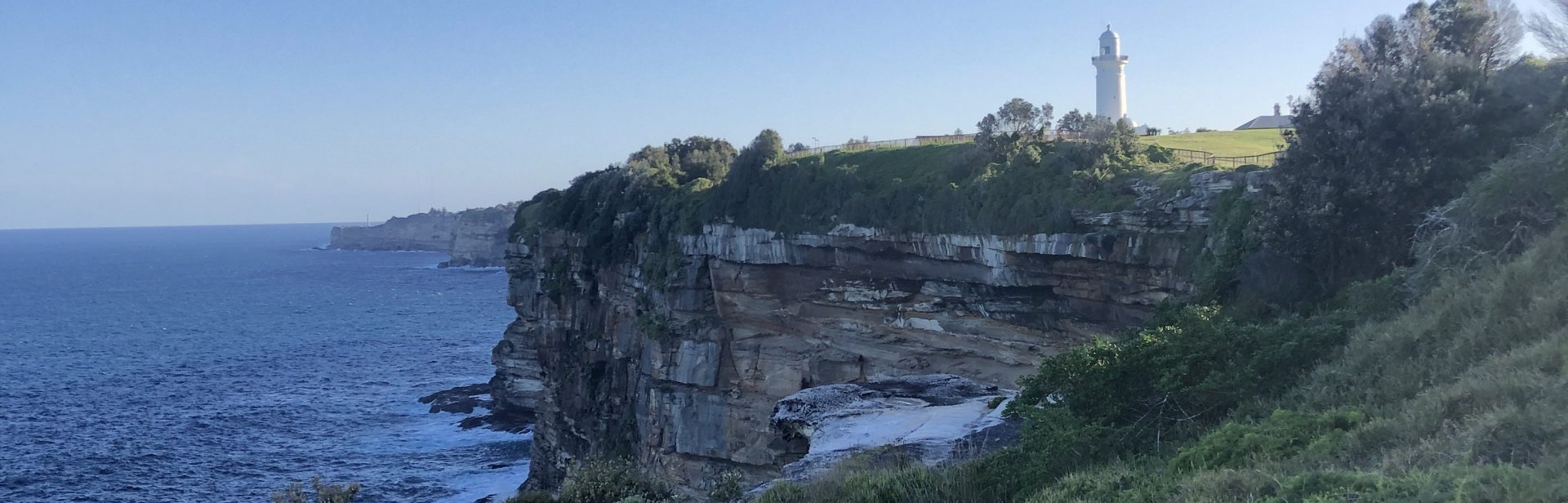 The beautiful Vaucluse Lighthouse which is featured on the Watsons Bay Tour