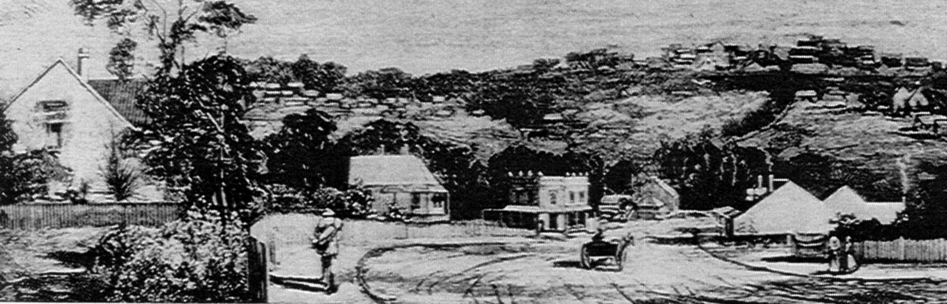 Smith Street  soon after estate subdivisions