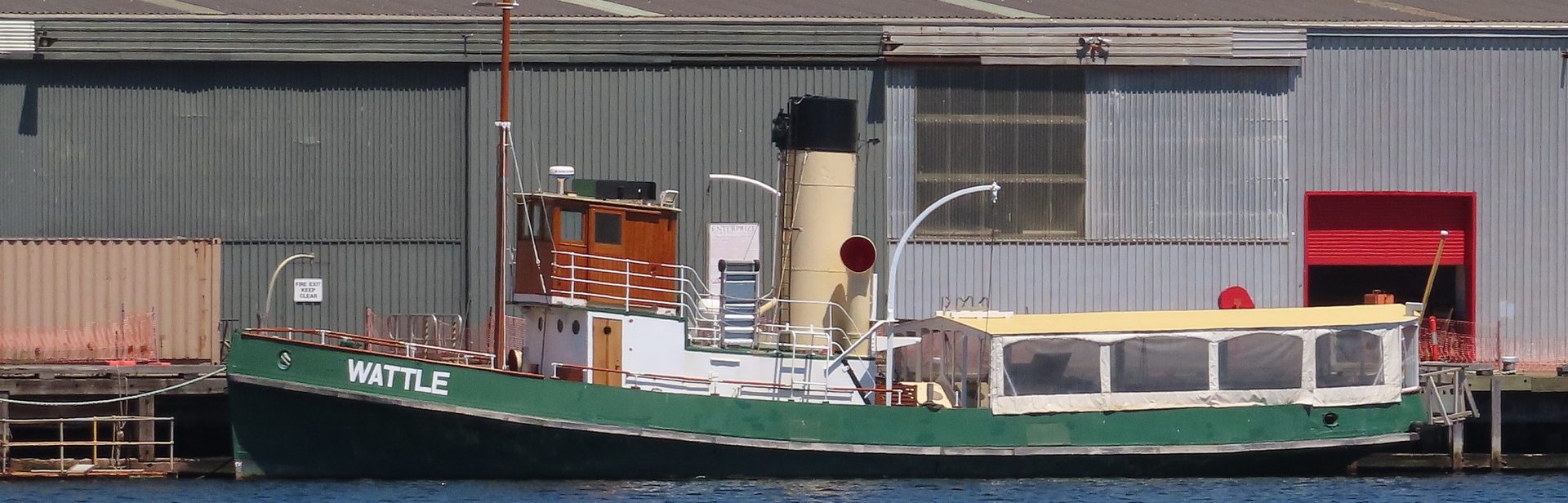 Restored Steam Tug Wattle