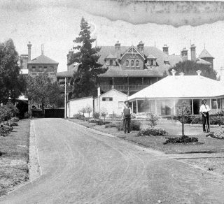 Rear of the Colonial Hospital and Administration Building c1910 related image