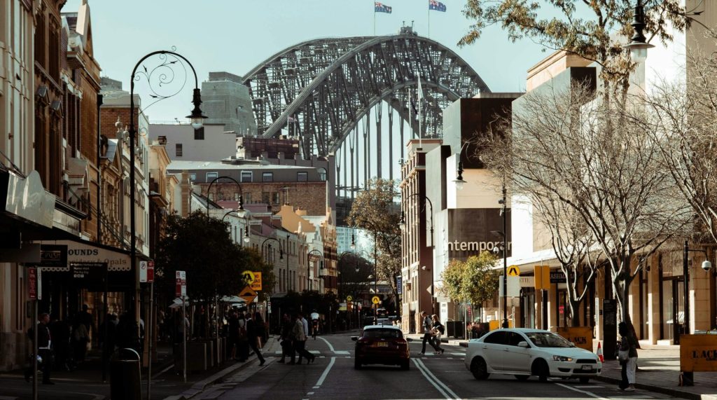 The Rocks precinct, Sydney