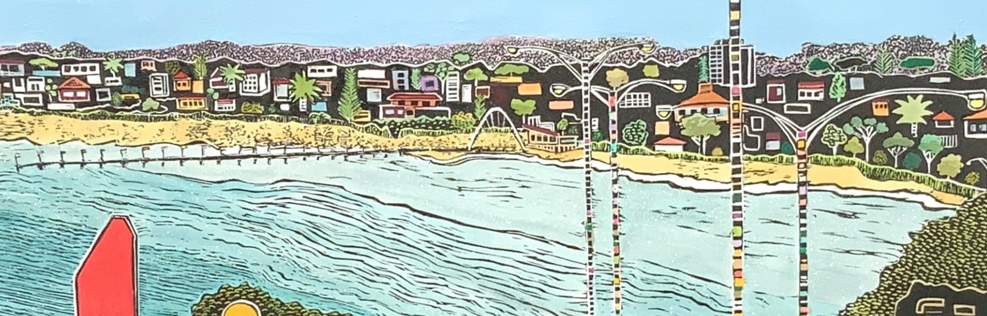 Walking through Frankston National Trust