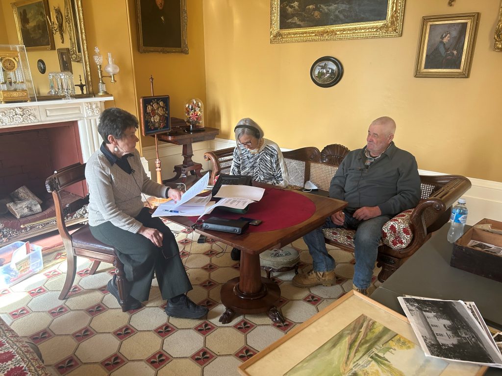 National Trust Tasmania conducted an oral history interview with Clarendon’s neighbour, Neville McKinnell