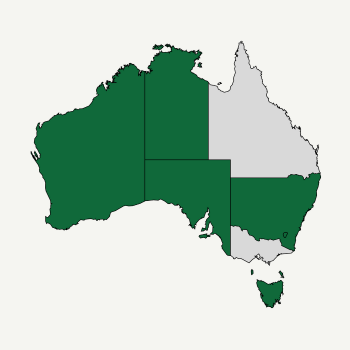 NSW, ACT, TAS, SA, WA & NT