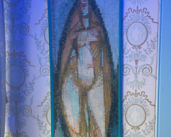 George Davis 19201994 Figure 5 Grace Euphrosyne Modernist nude mosaic study for the ABC building in Hobart 1961 National Trust of Australia Tasmania Home Hill