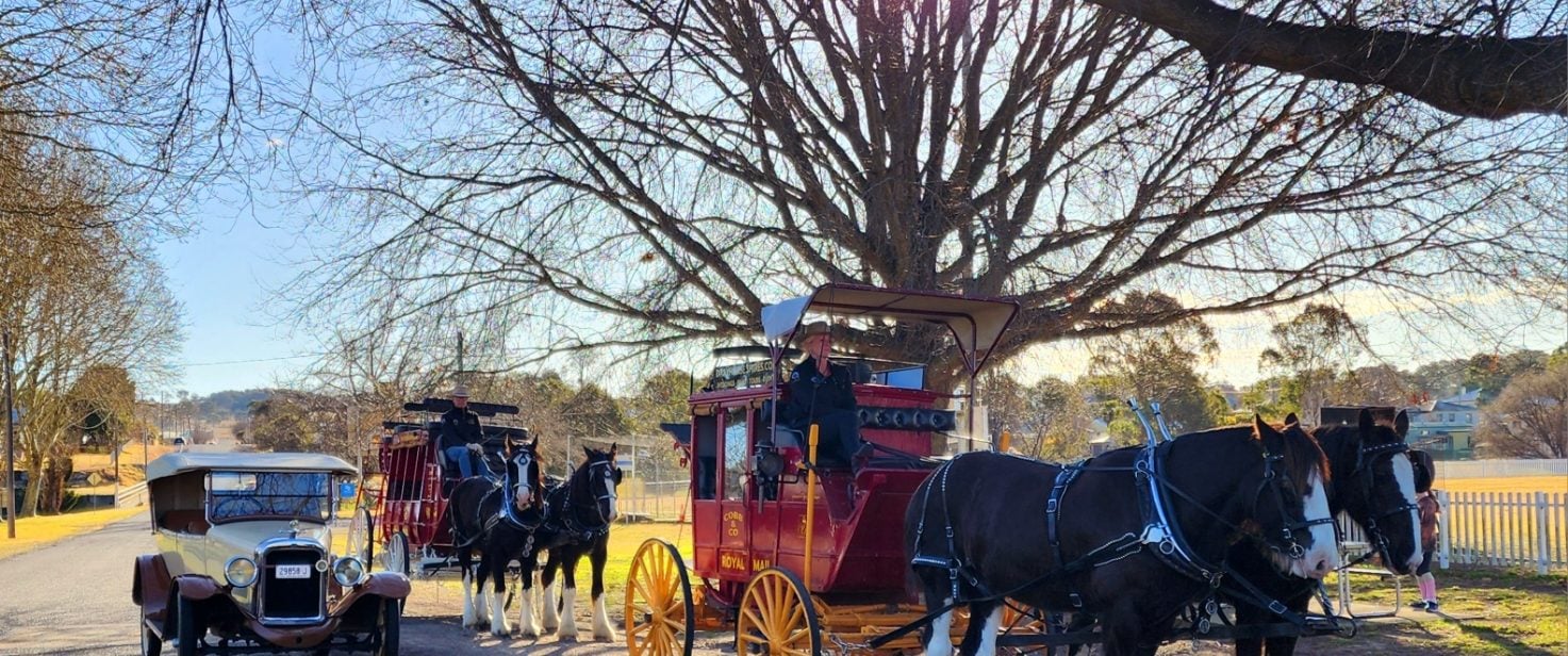 Cobb & Co Coach Rides & Vintage, Veteran & Classic Vehicle Display