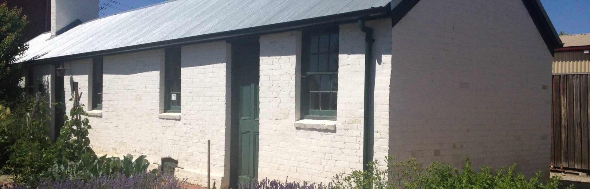 Old Government Cottage and herb garden
