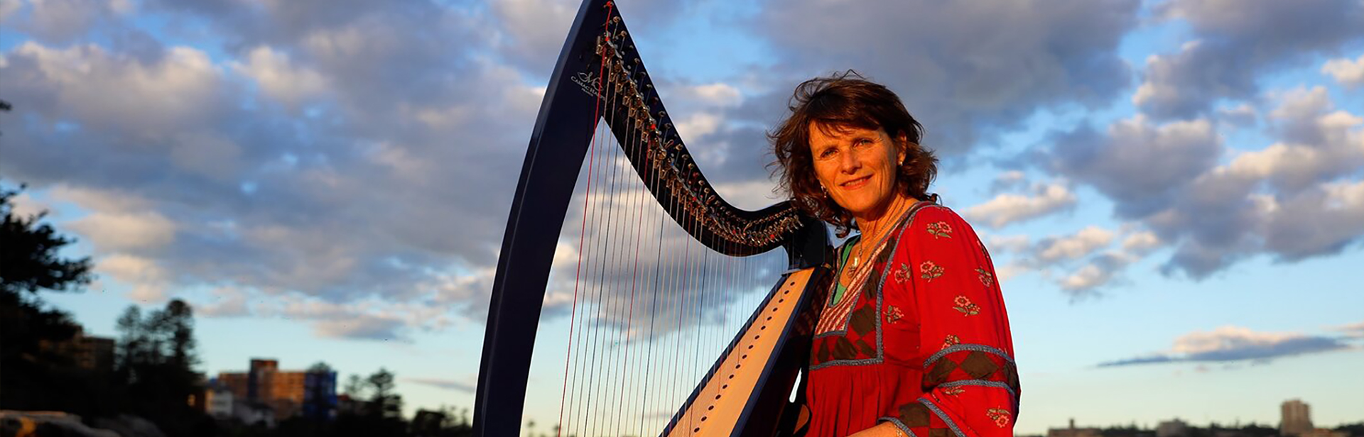 Musician and Storyteller on the river cruise