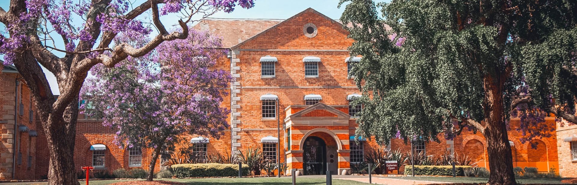 Front of the Female Orphan School Building