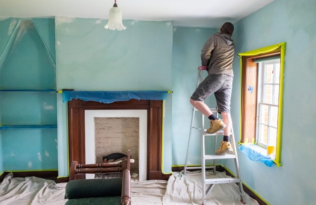 Conservation works at Harper's Mansion