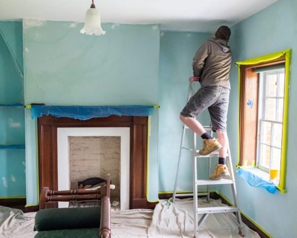 Conservation works at Harpers Mansion