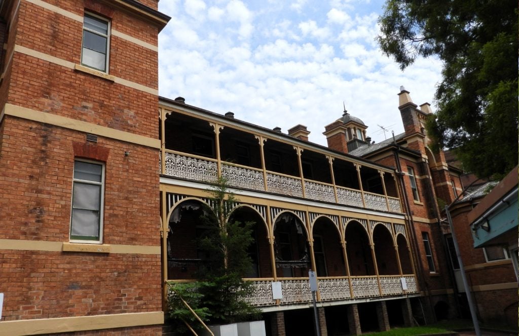 The former Maitland Hospital 