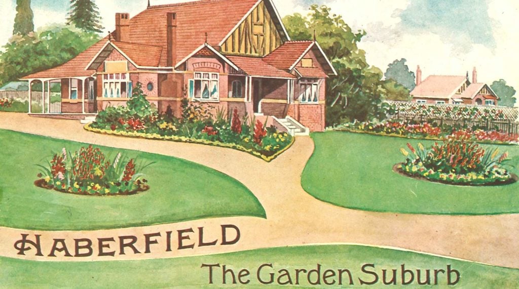 An artist's impression of Haberfield.